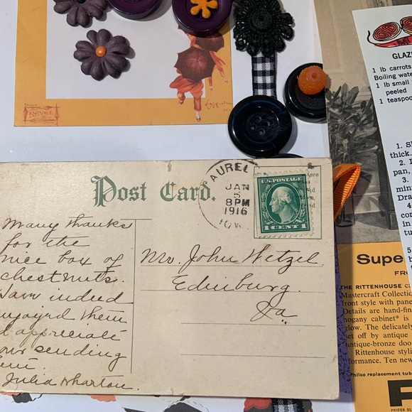 Ephemera Lot Junk Journal Scrapbook HALLOWEEN 🎃 - Picture 8 of 14